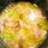 ★中華スープ★白菜とベーコン